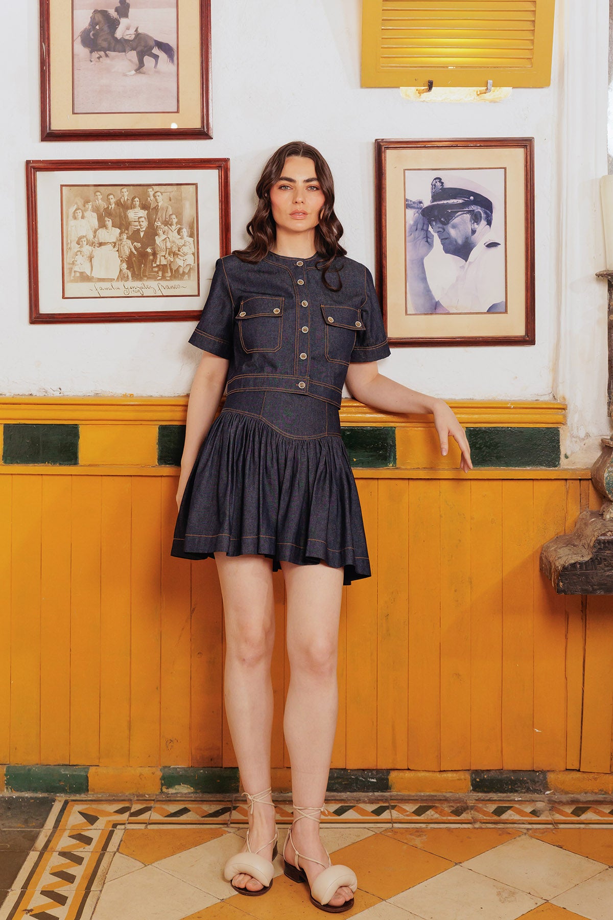 Camila Cropped Shirt