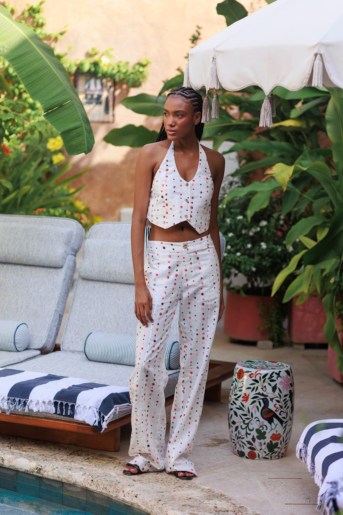 LOW RISE PANTS