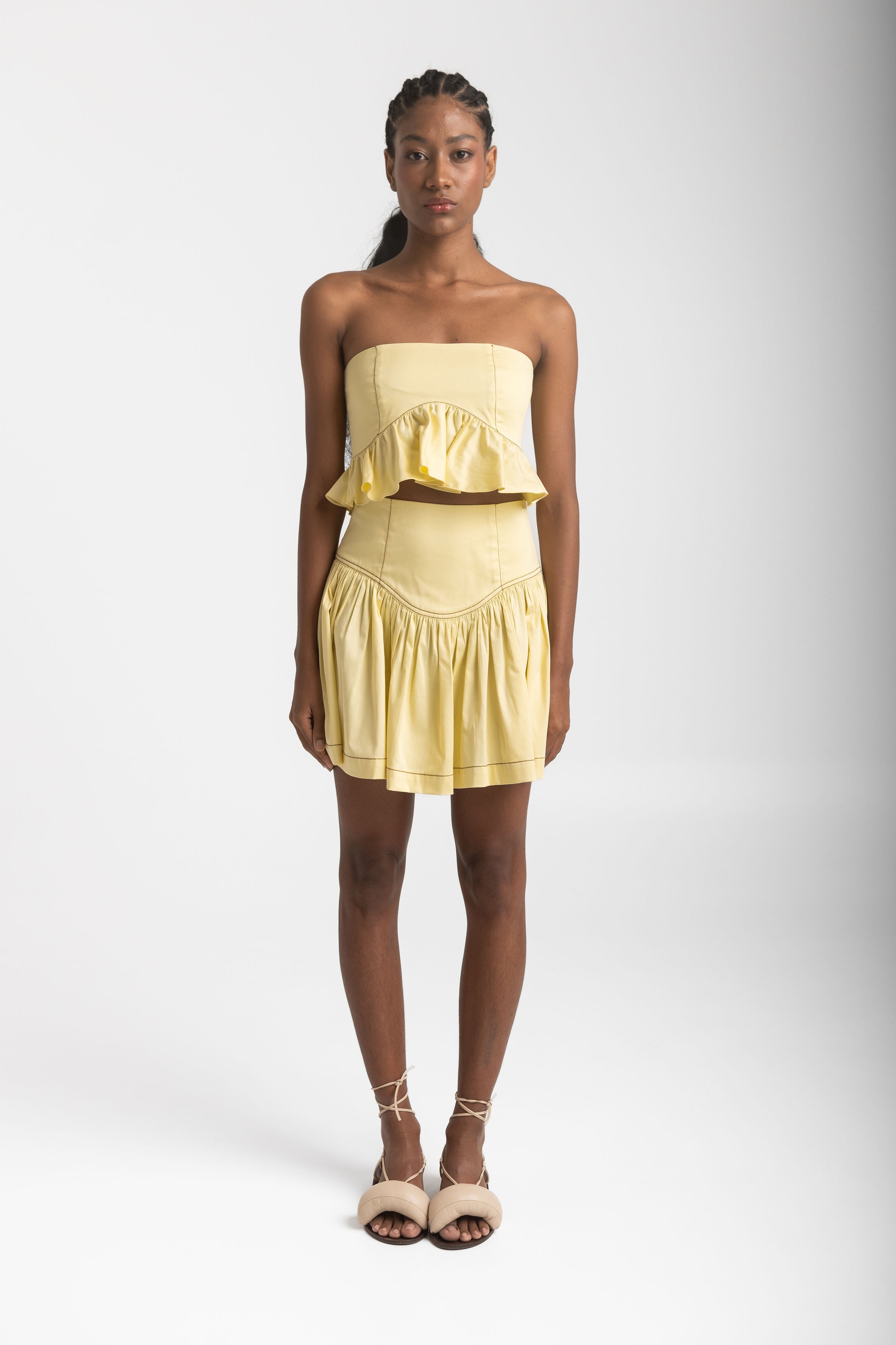romi strapless top