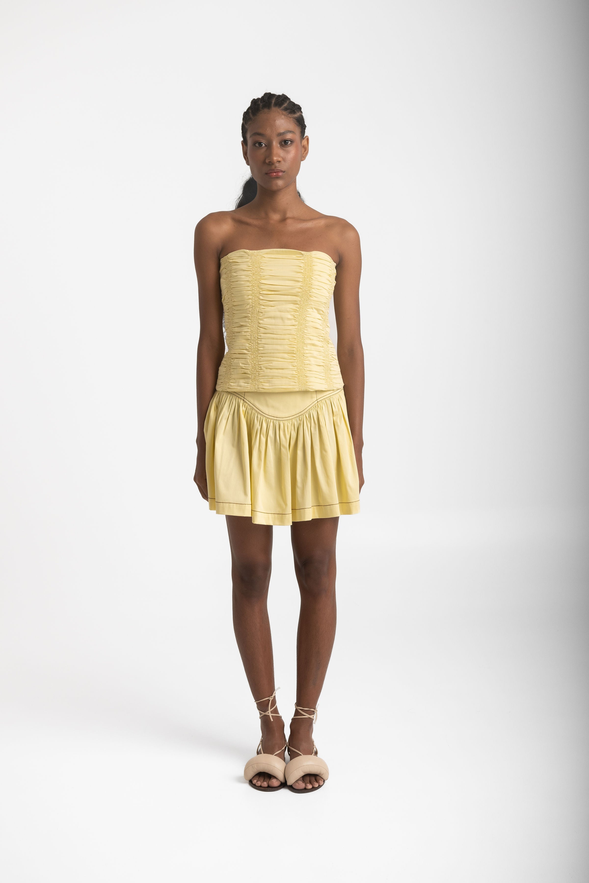 iris strapless top