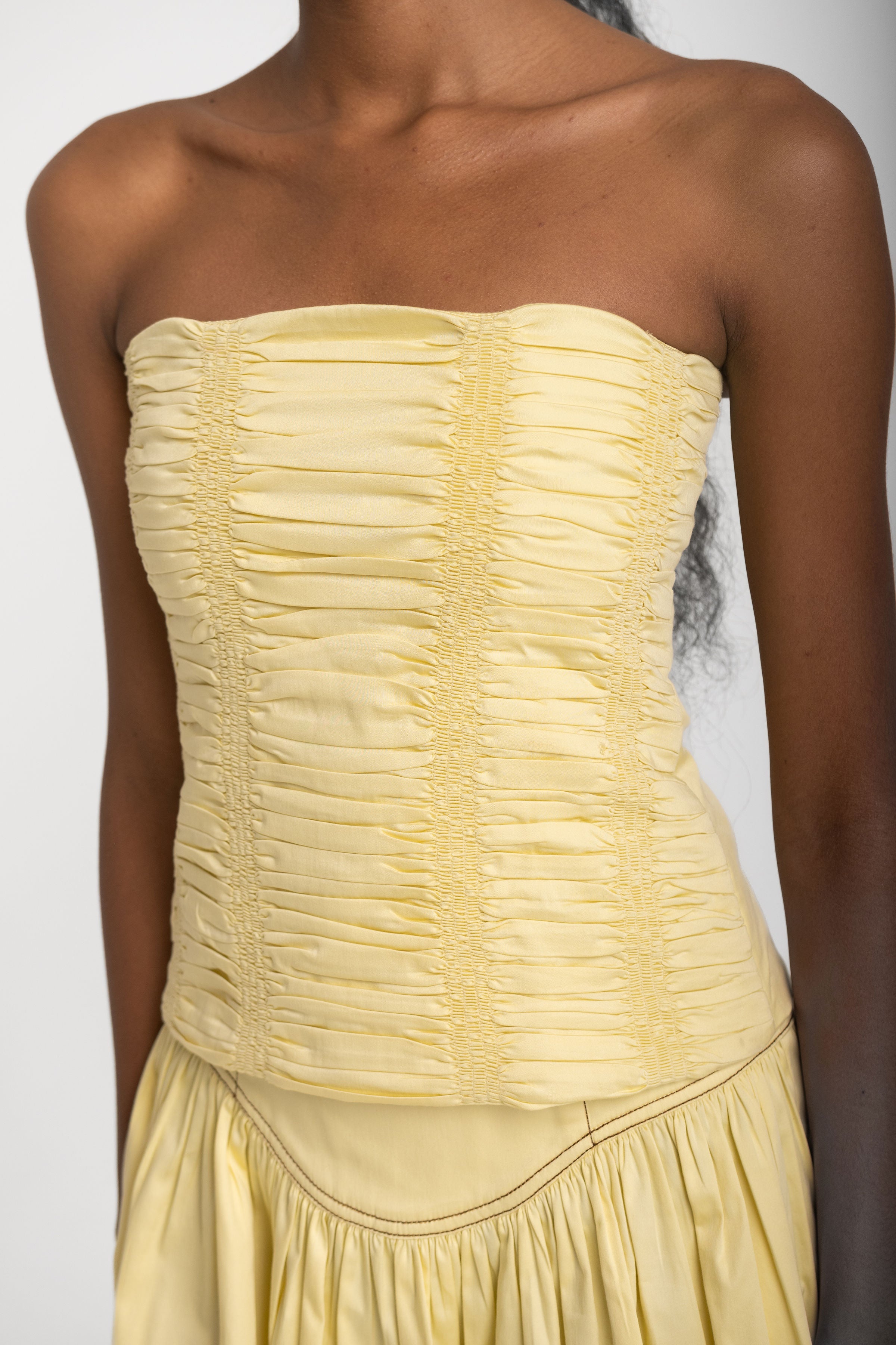 iris strapless top