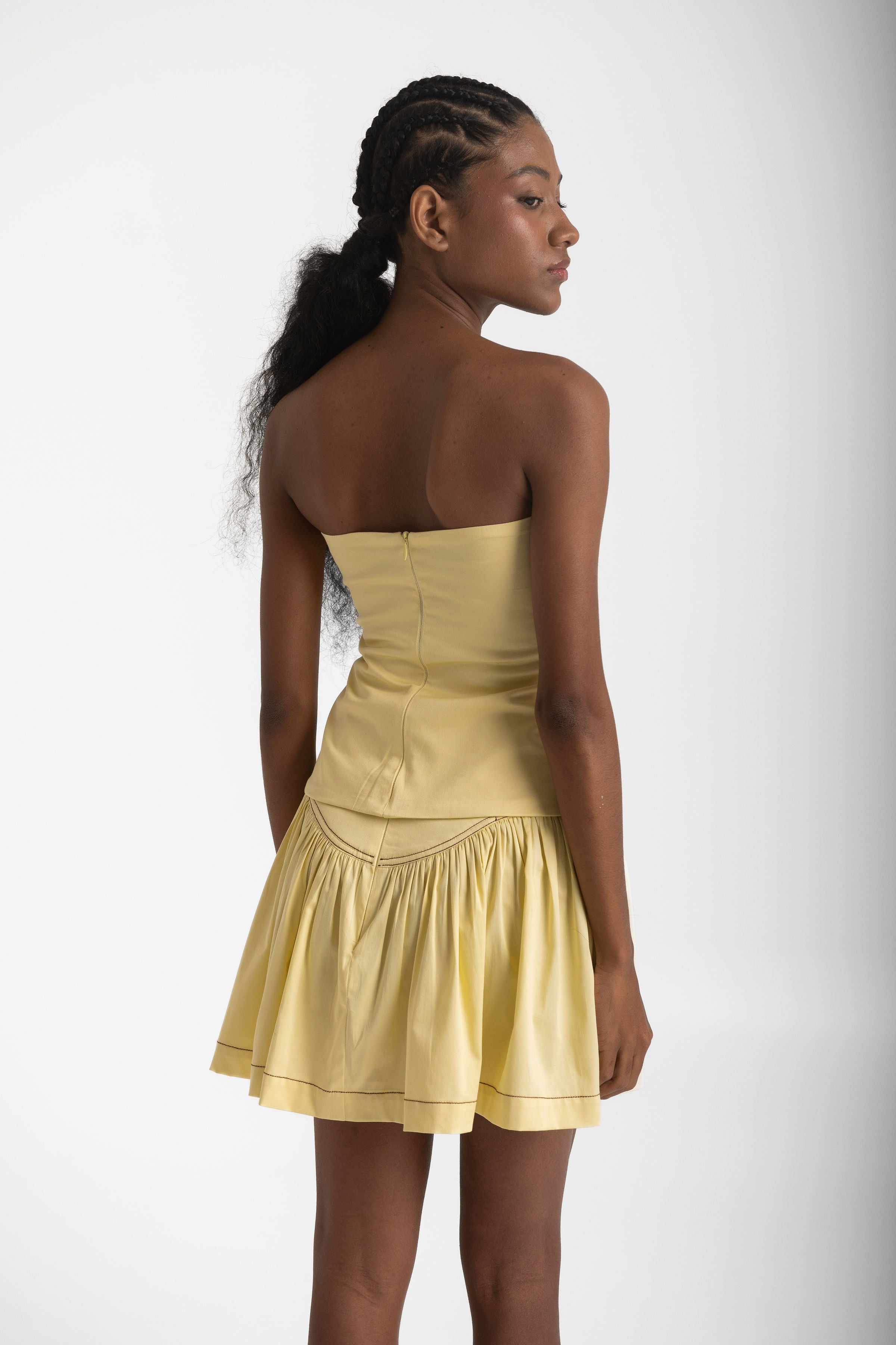 iris strapless top