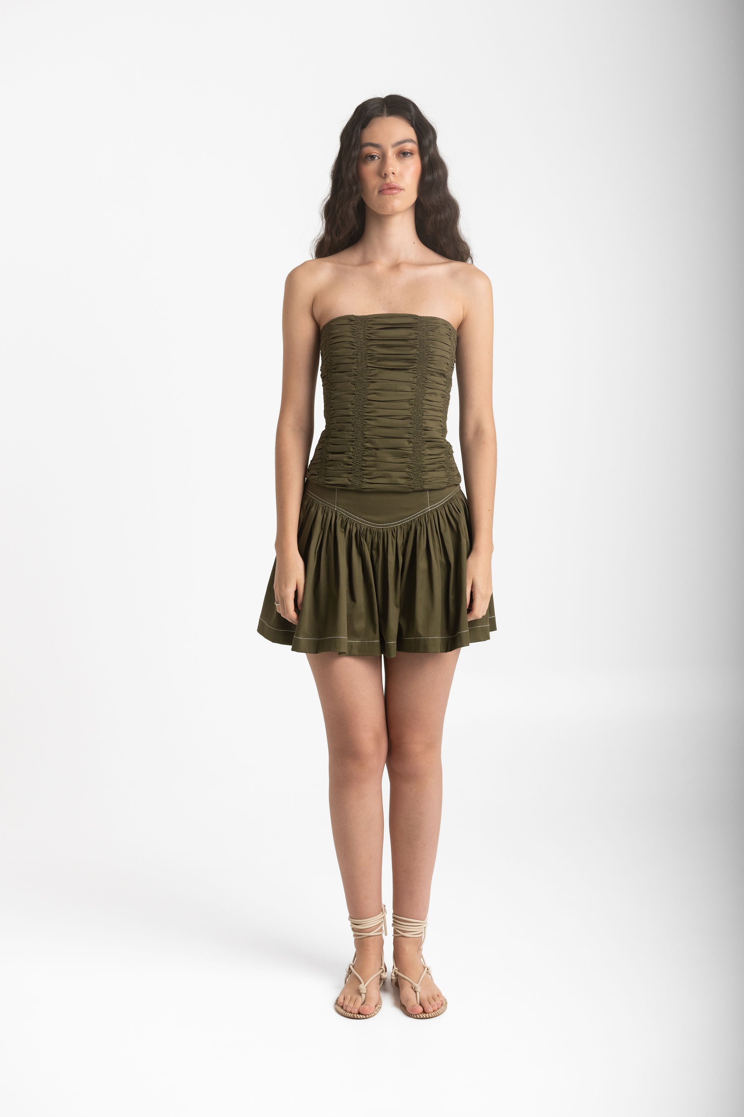 iris strapless top
