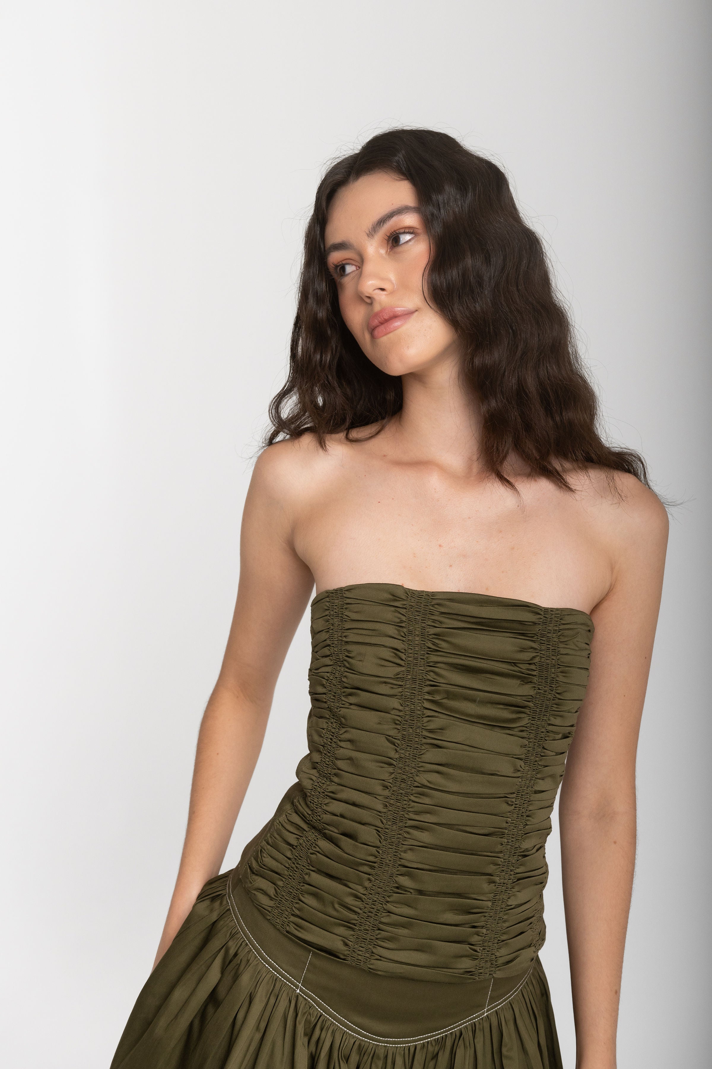 iris strapless top