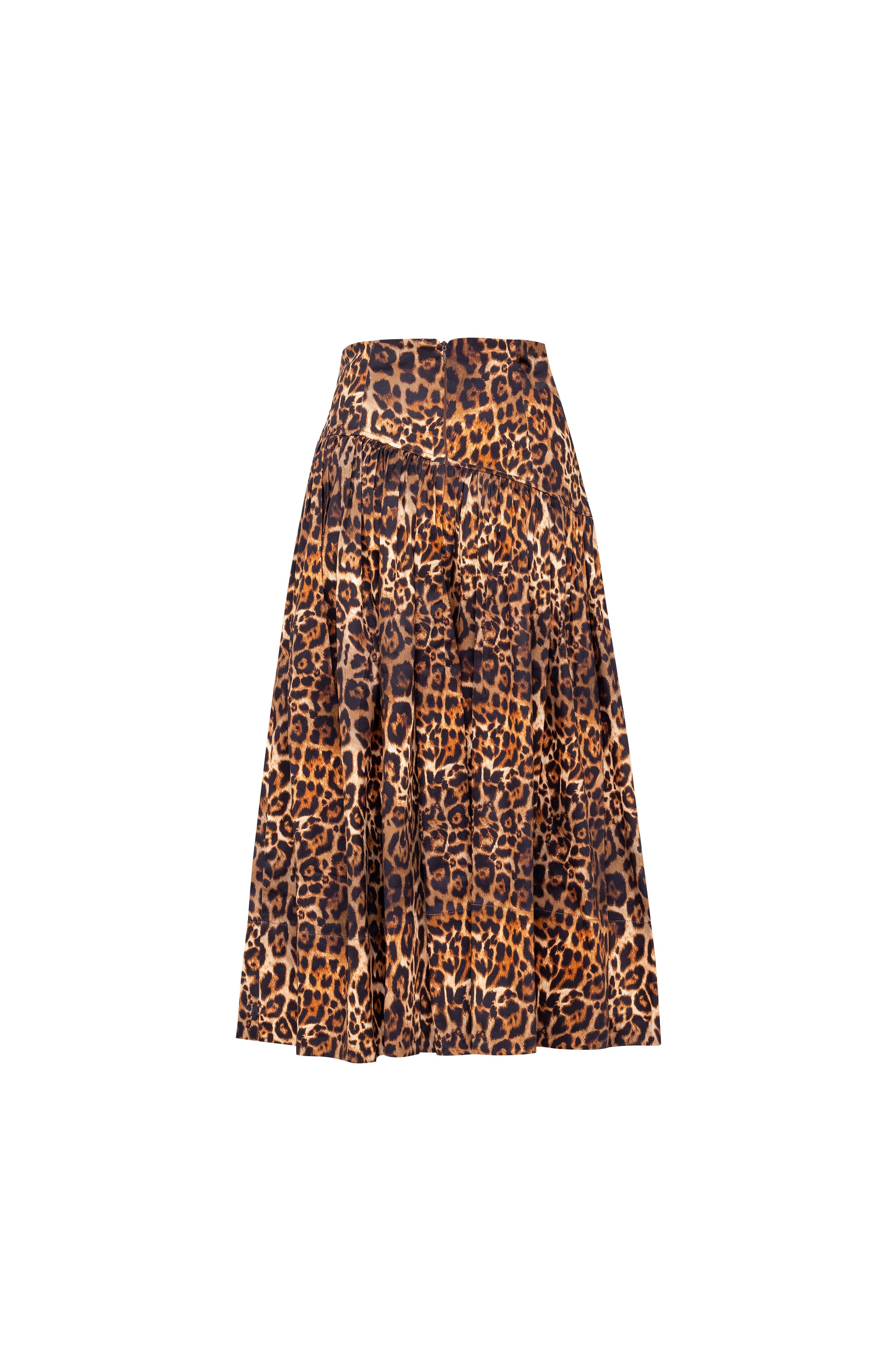 Odessa Midi Skirt - Leopard