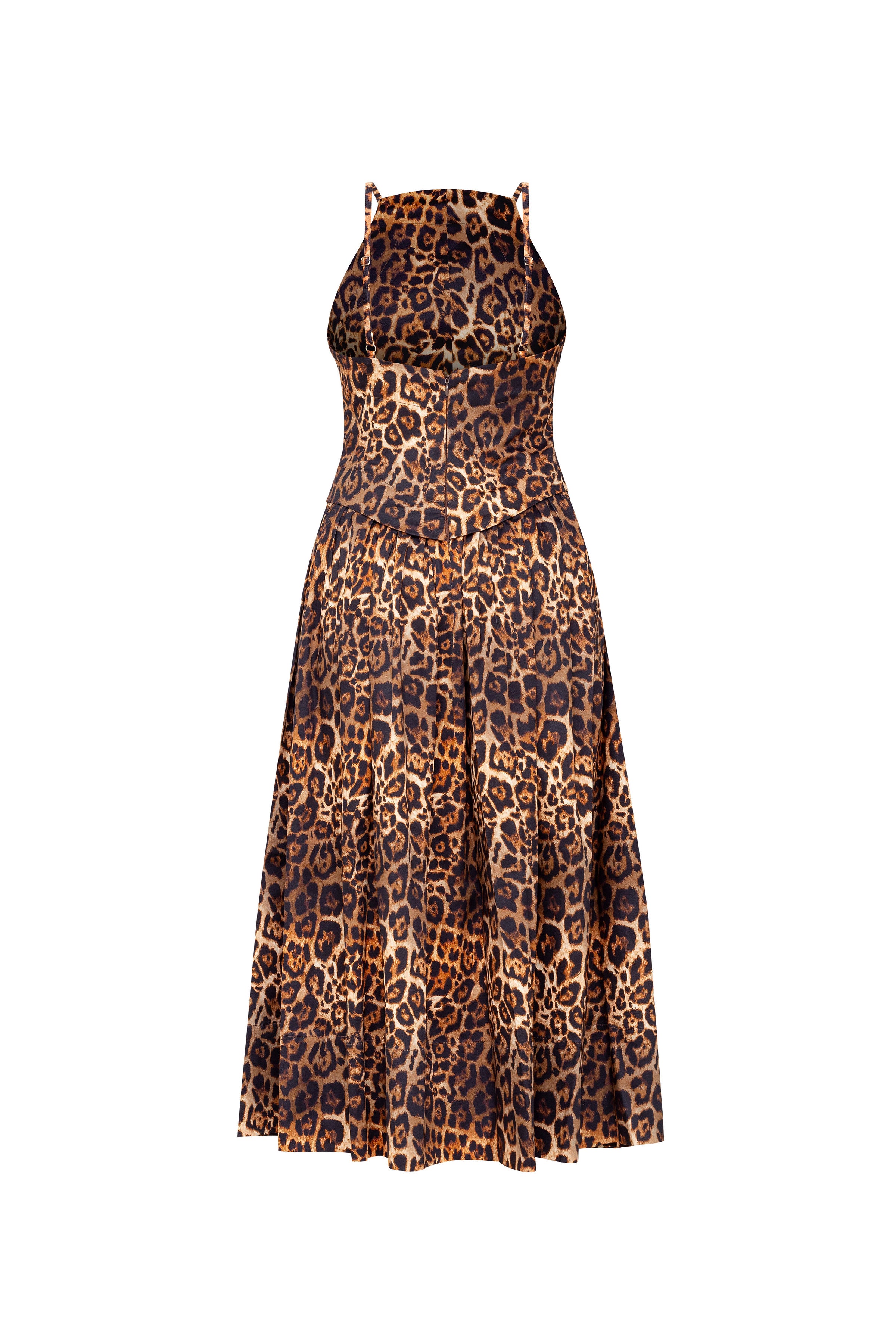 Paloma Midi Dress - Leopard