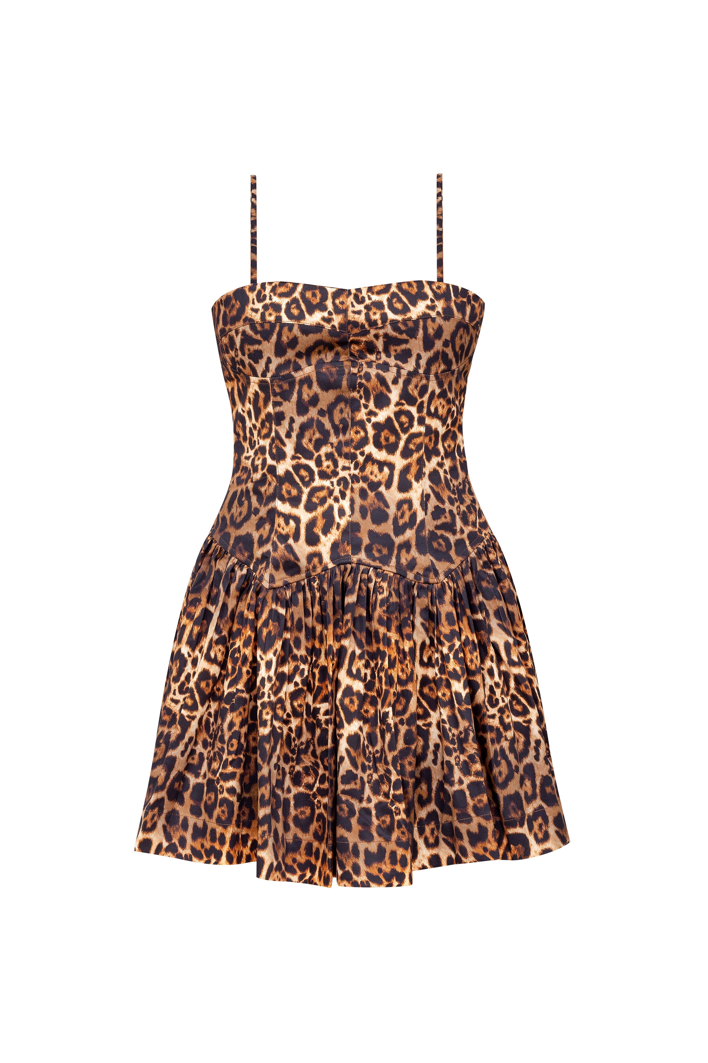 Petra Mini Dress - Leopard