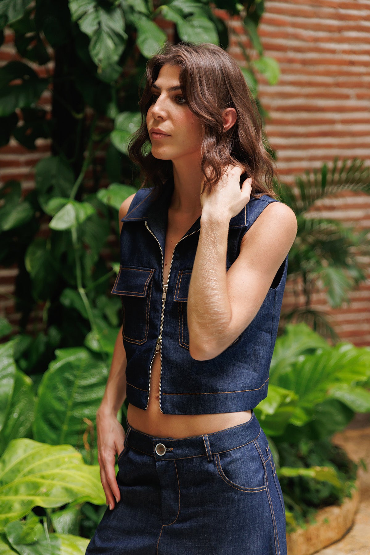 DAISY DENIM VEST