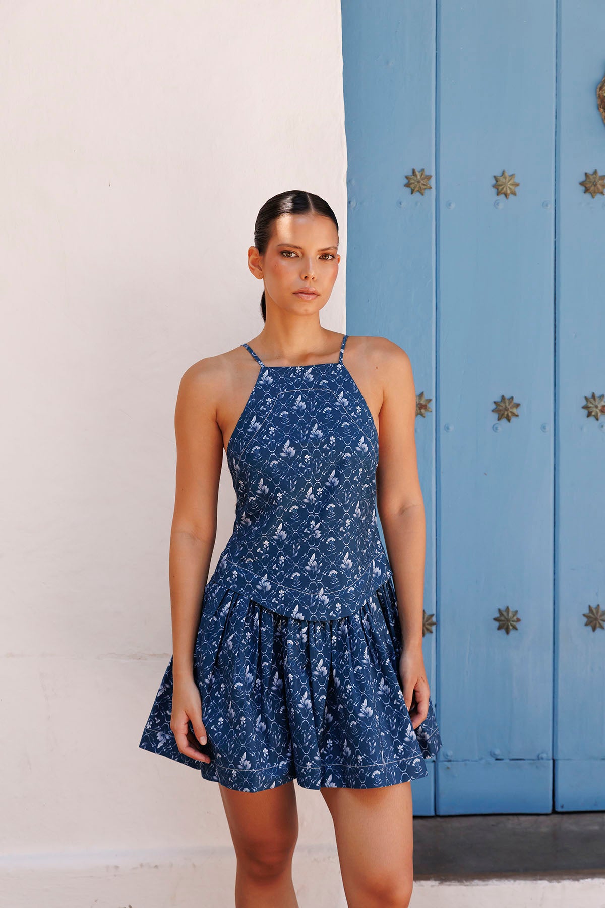 aurora mini dress