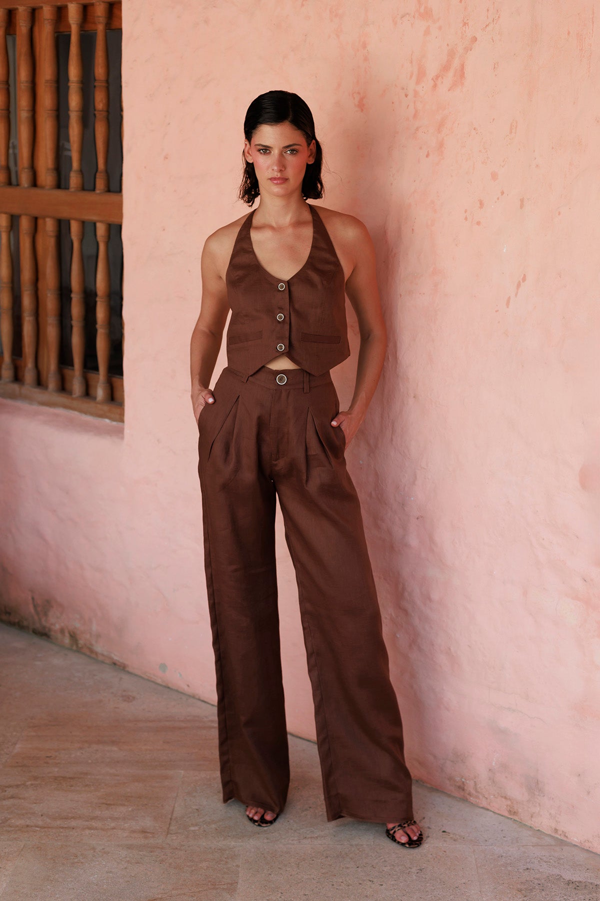 CLASSIC HIGH RISE PANTS