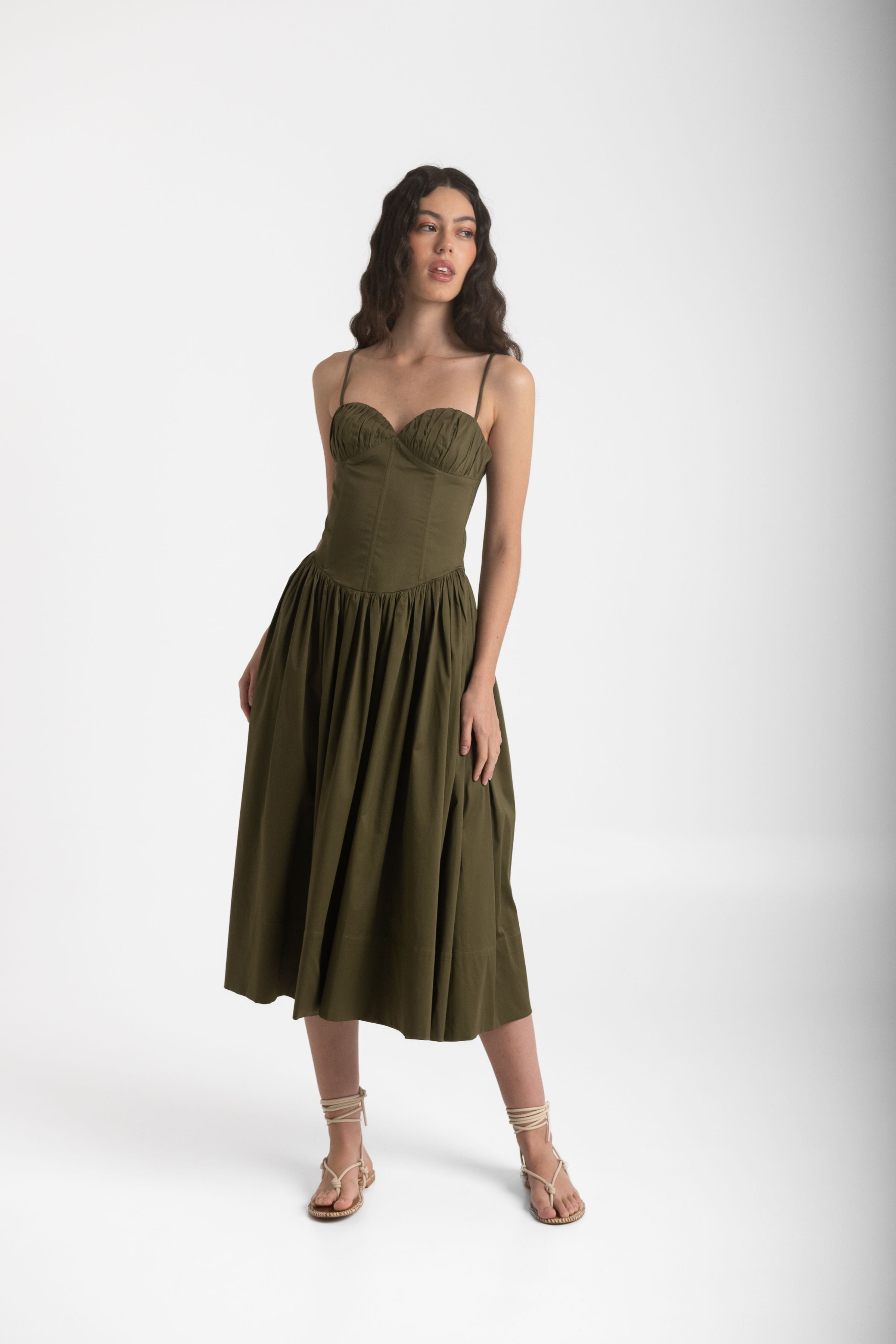 lucia midi dress