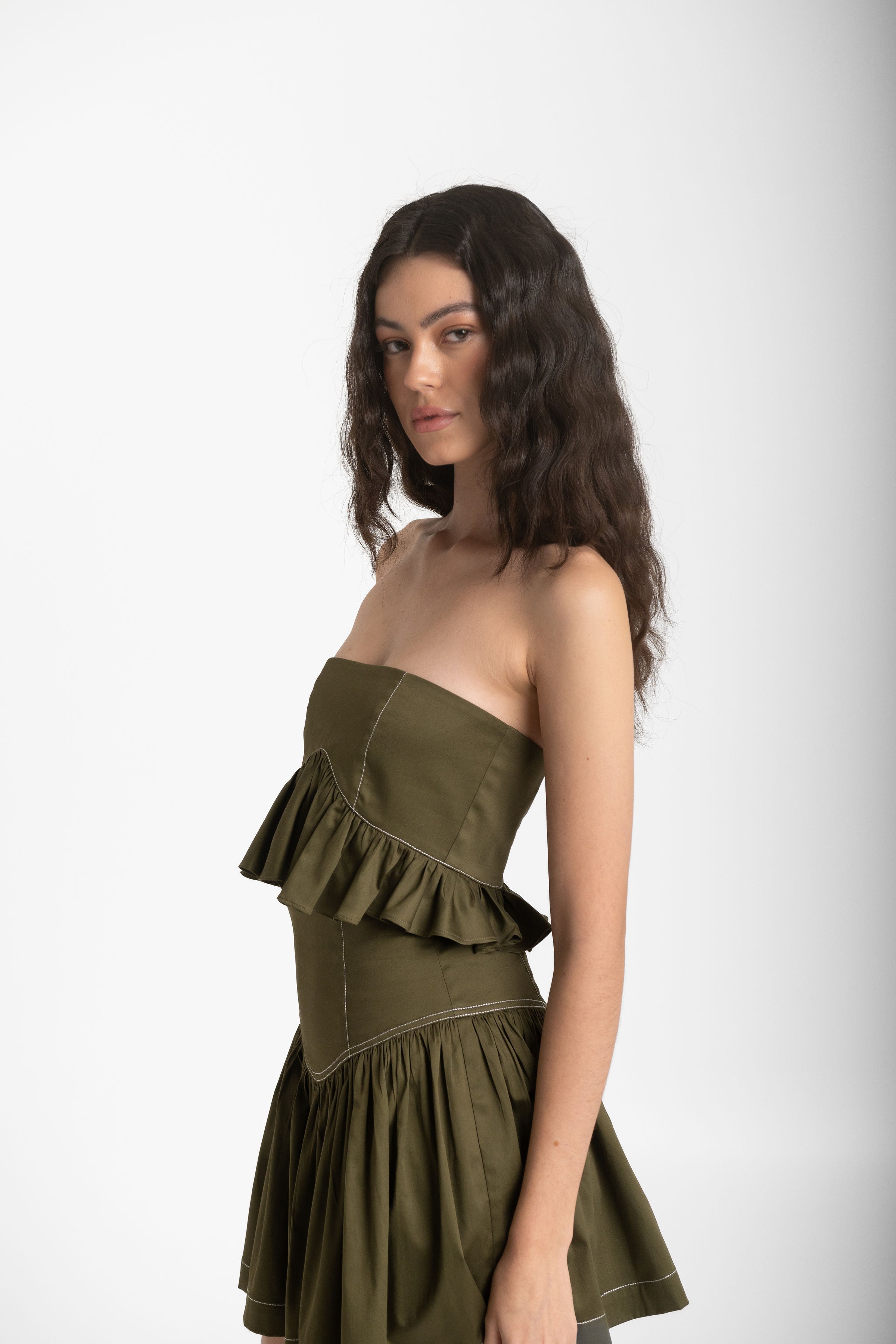 romi strapless top