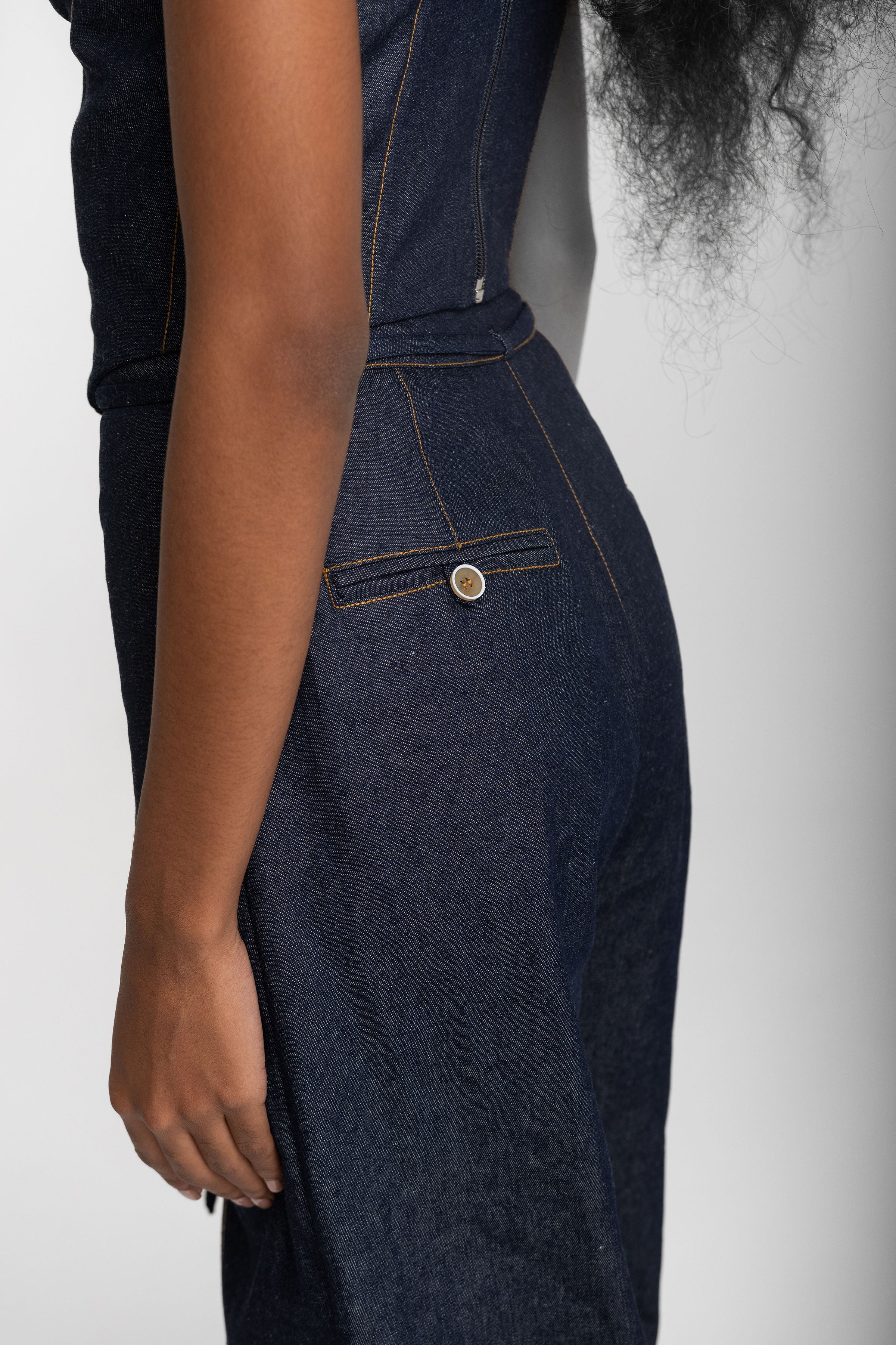 mika denim high rise pants