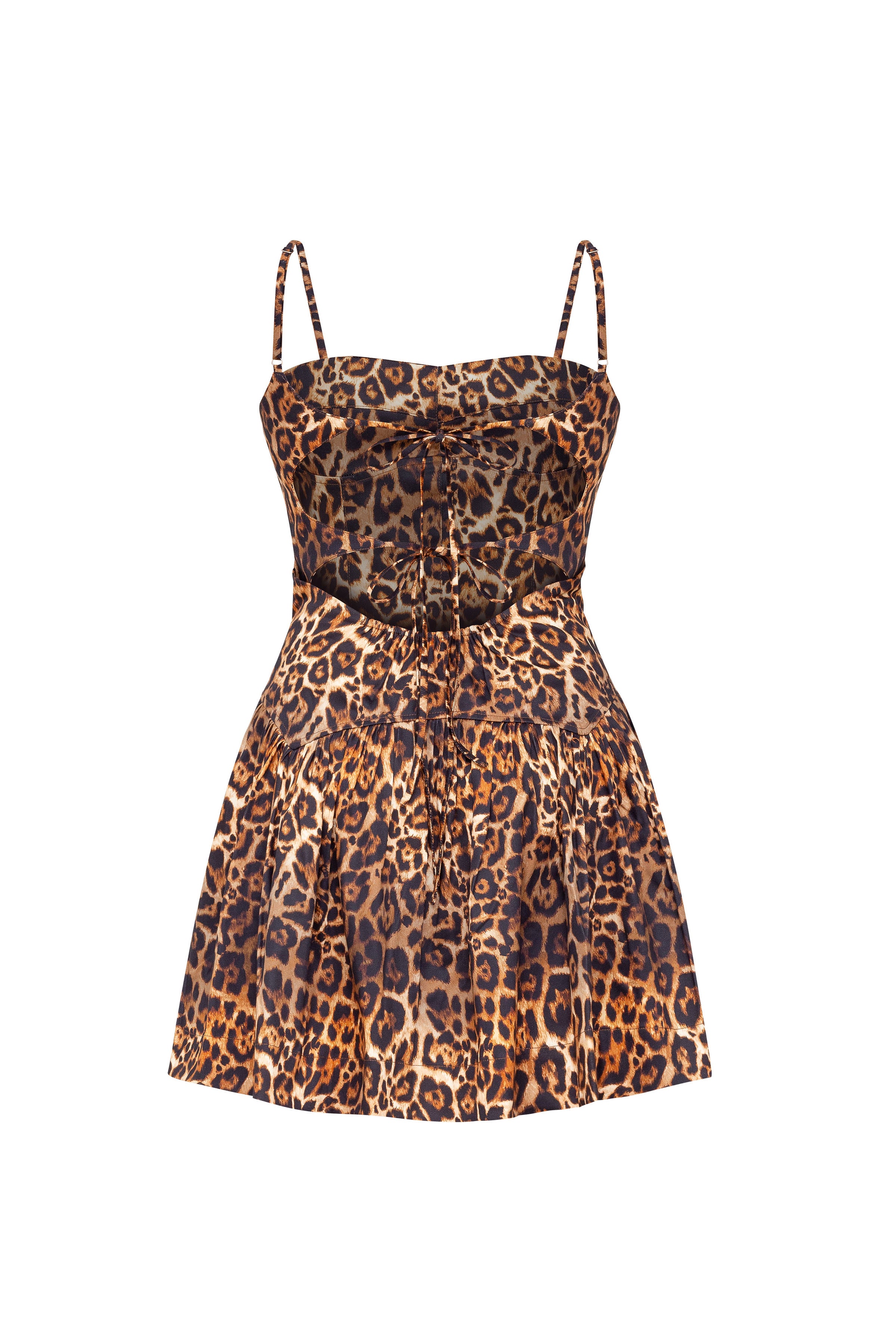 Petra Mini Dress - Leopard